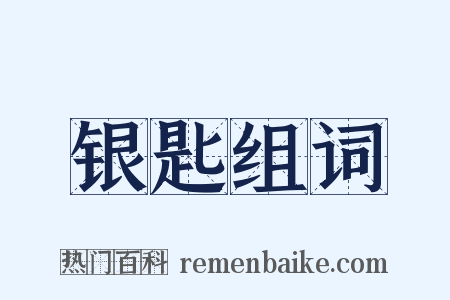 银匙组词是什么意思的图片